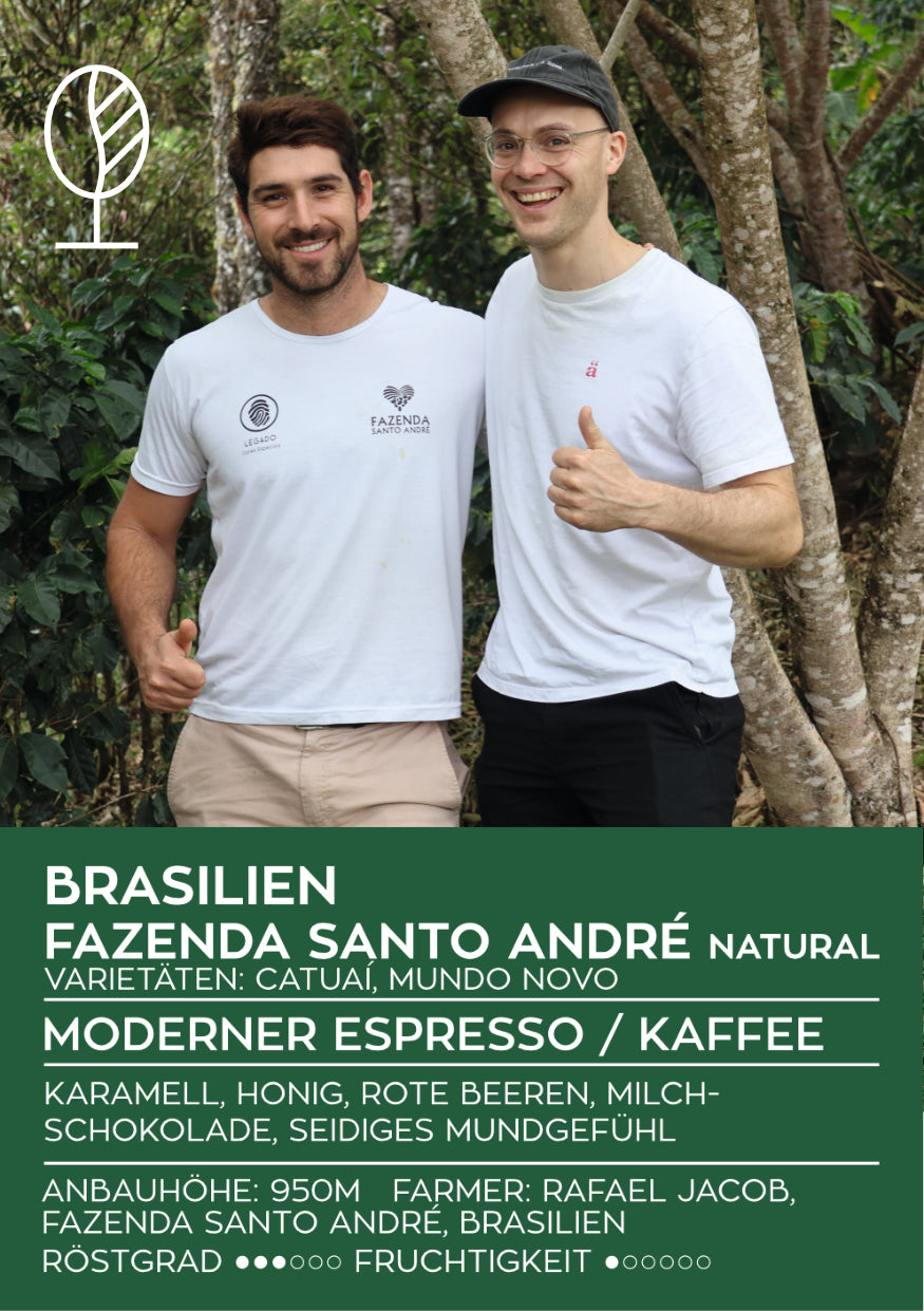 BRASILIEN Fazenda Santo André – Rafael Jacob | Moderner Espresso & Kaffee | Single Origin