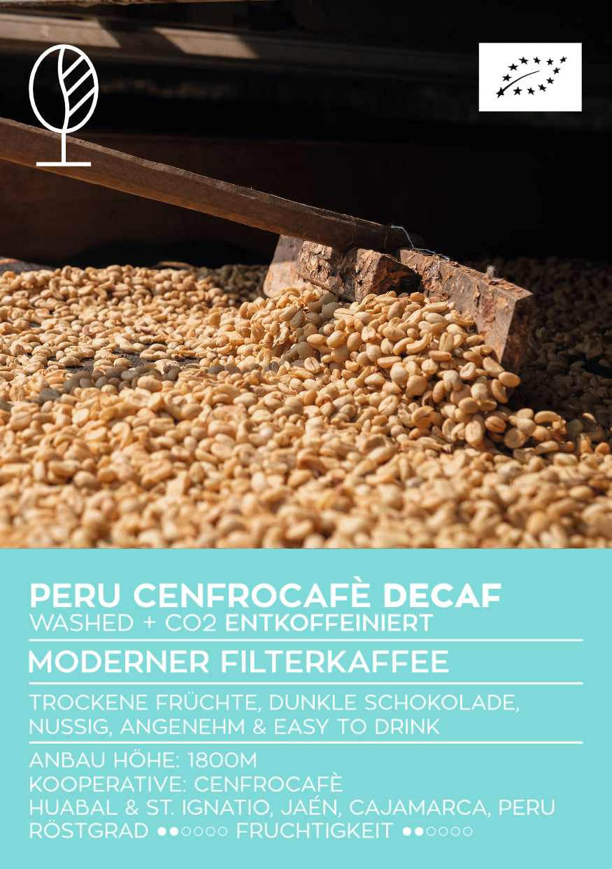 PERU RUTAS DEL INCA | CO2 DECAF / ENTKOFFEINIERT | Moderner Filterkaffee