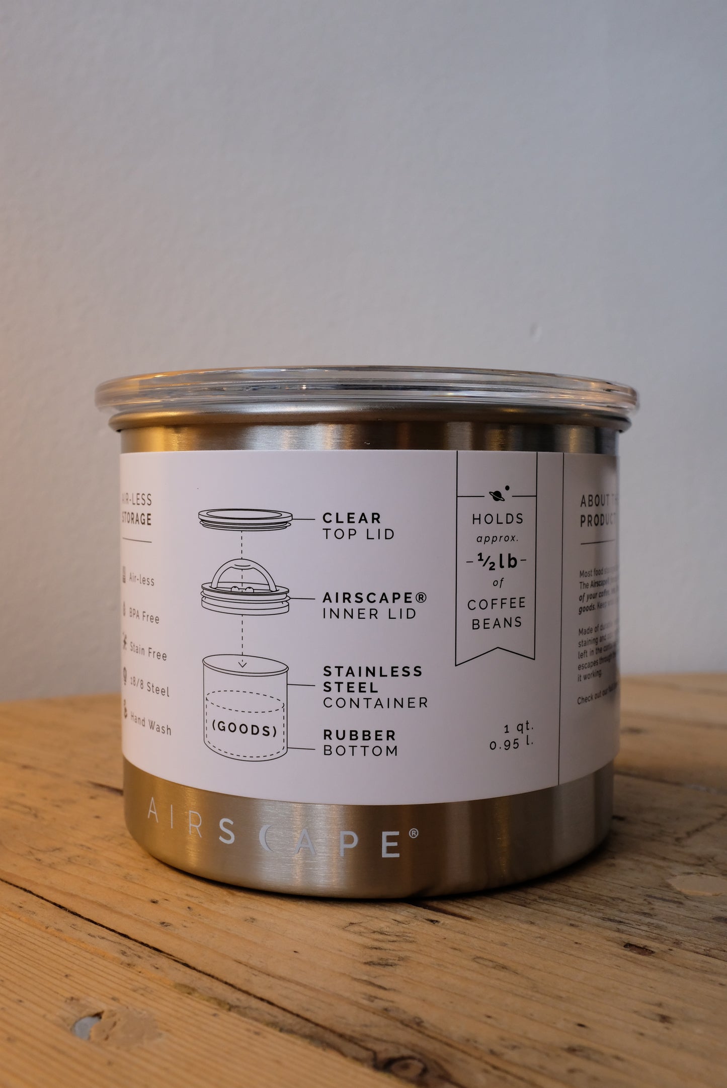 Airscape 300g Edelstahl