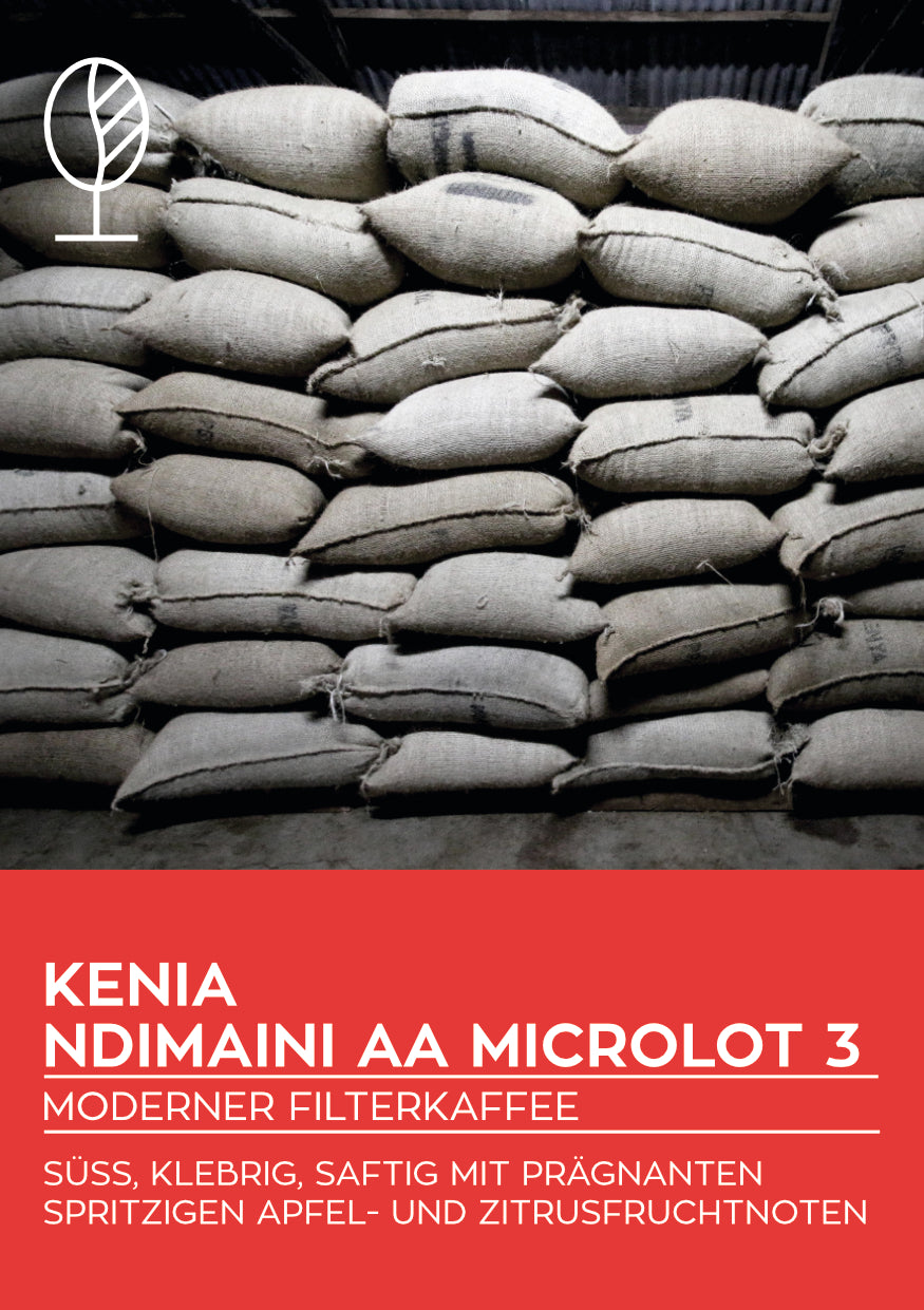 Kenia Ndimaini AA - Microlot 3, washed | Moderner Filterkaffee