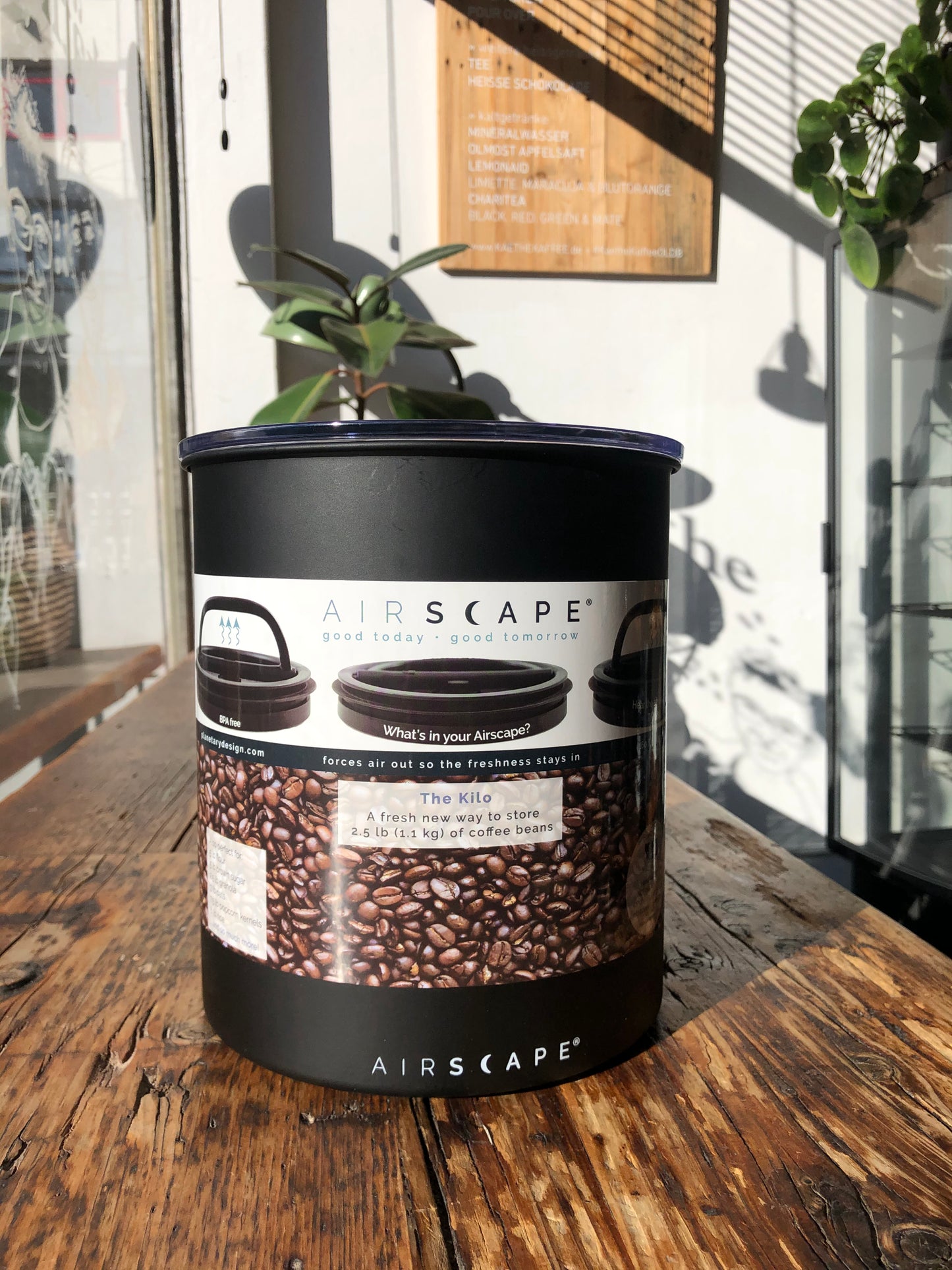 Airscape 1kg Edelstahl schwarz matt