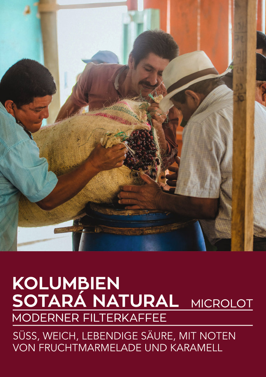 Kolumbien Sotará, natural | Moderner Filterkaffee