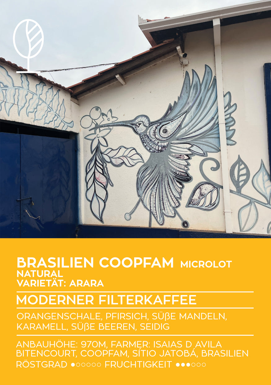 BRASILIEN COOPFAM | Natural Microlot | Moderner Filterkaffee | Single Origin