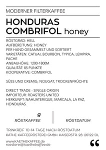 HONDURAS COMBRIFOL HONEY | Moderner Filterkaffee | Single Origin