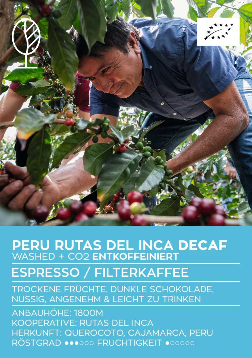 PERU RUTAS DEL INCA | CO2 DECAF / ENTKOFFEINIERT | Espresso