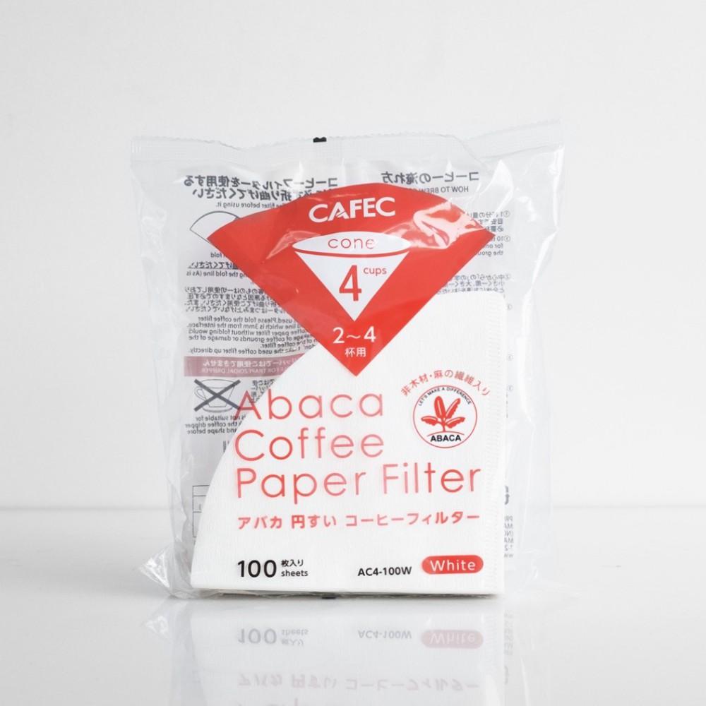 Cafec Abaca Coffee Paper Filter (Passen für V60 02 & Origami)