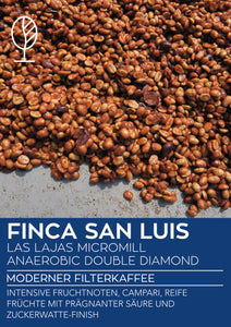 Costa Rica ANAEROBIC DOUBLE DIAMOND NATURAL Finca San Luis | Moderner Filterkaffee
