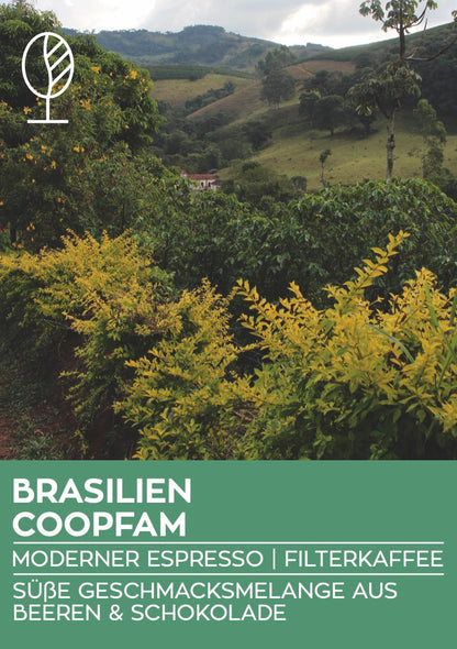 BRASILIEN COOPFAM natural | Filterkaffee oder moderner Espresso