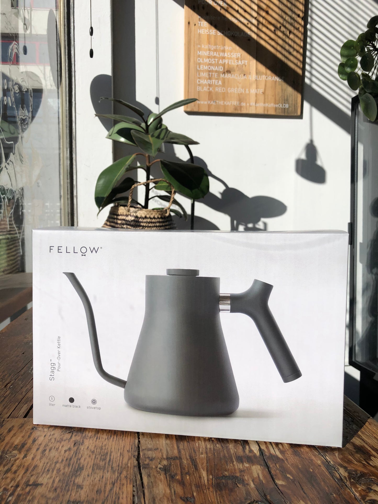 Fellow Stagg Wasserkessel 1,0 liter schwarz matt