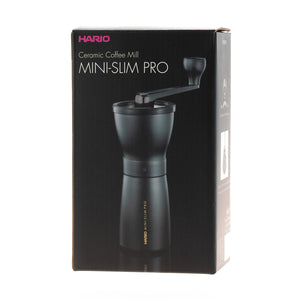 Hario Cermaic Coffee Mill Mini-Slim MSS PRO Silver