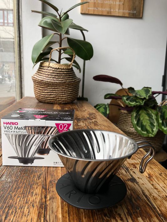 Hario V60 Handfilter 02 Metall edelstahl